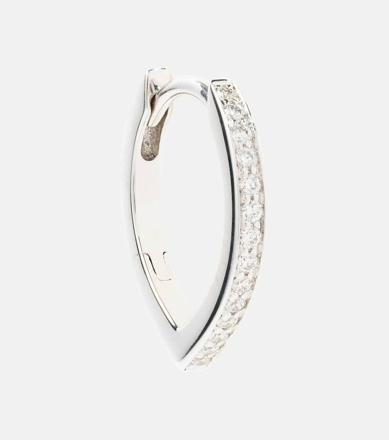 Repossi Antifer 18kt white gold earring with diamonds