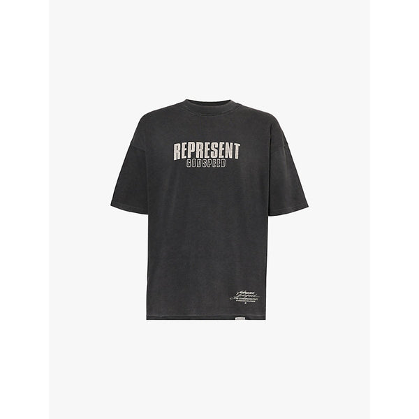 Represent Godspeed oversized cotton-jersey T-shirt