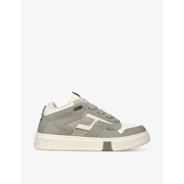 Represent RMX embossed-branding leather low-top trainers | Represent