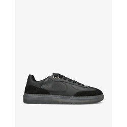 Represent Virtus leather and suede low-top trainers | Represent