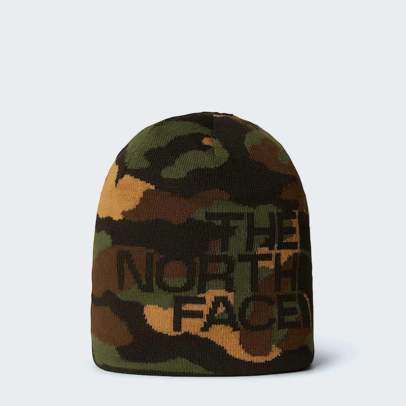The North Face Reversible Highline Beanie Tnf Black Tnf Camo Print-tnf Black