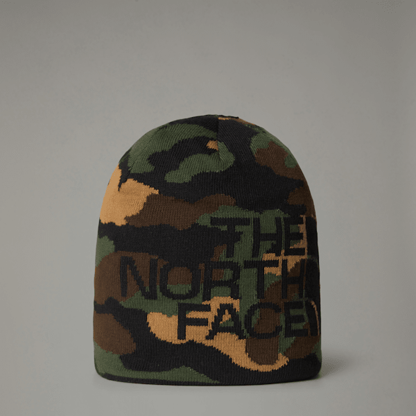 The North Face Reversible Highline Beanie Tnf Black Tnf Camo Print-tnf Black One Size male | LYBSTORE