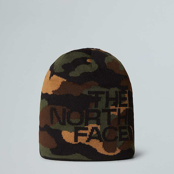 The North Face Reversible Highline Beanie Tnf Black Tnf Camo Print-tnf Black male