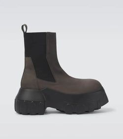 Rick Owens Beatle leather biker boots