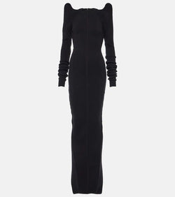 Rick Owens Cashmere and wool gown | LYBSTORE