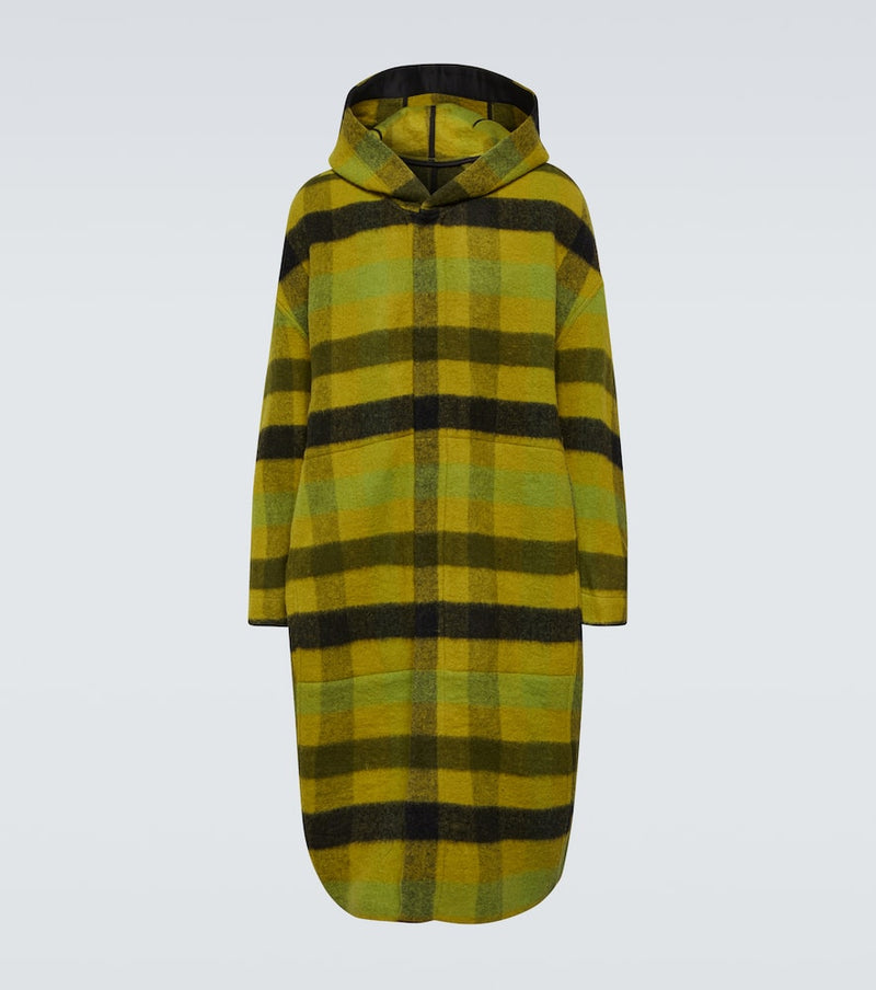 Rick Owens Checked wool coat