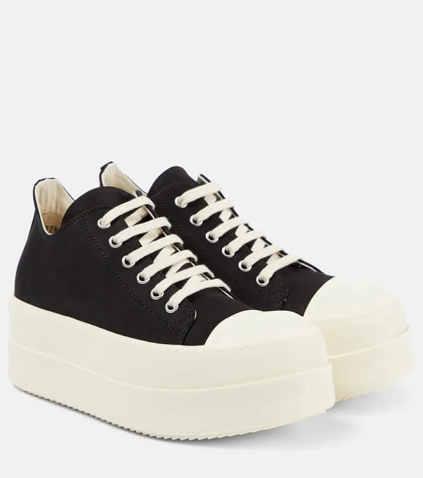 Rick Owens DRKSHDW canvas low-top sneakers | LYBSTORE