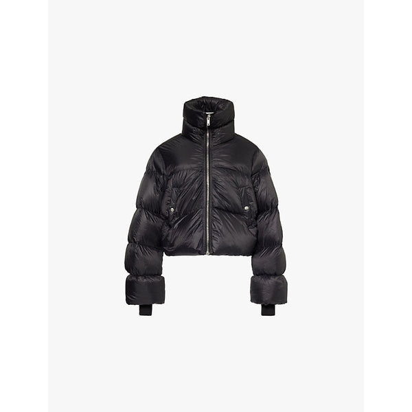 Womens Rick Owens Funnel-neck quilted shell-down jacket