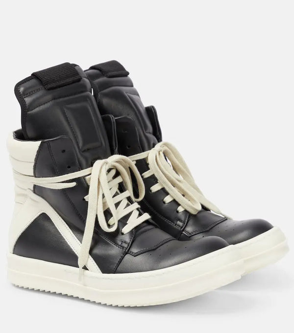 Rick Owens Geobasket leather high-top sneakers