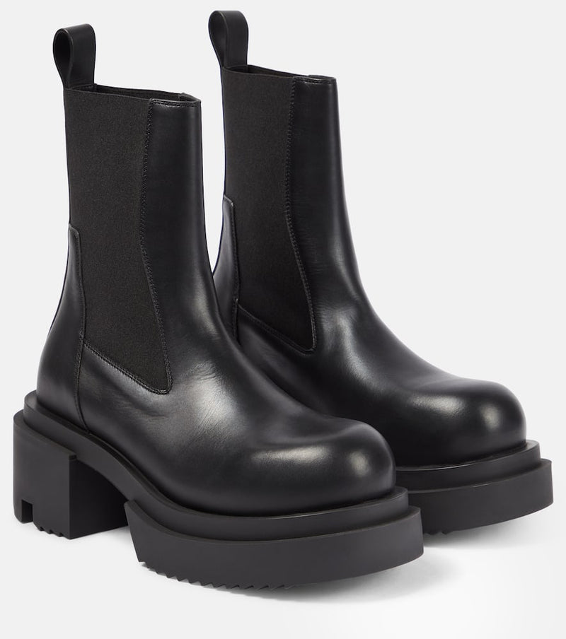 Rick Owens Leather ankle boots