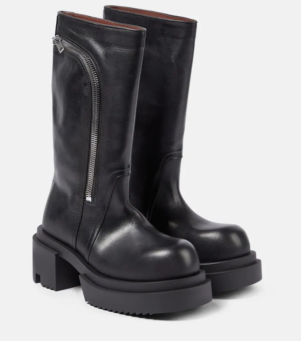 Rick Owens Leather boots | LYBSTORE