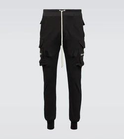 Rick Owens Mastodon cotton cargo sweatpants