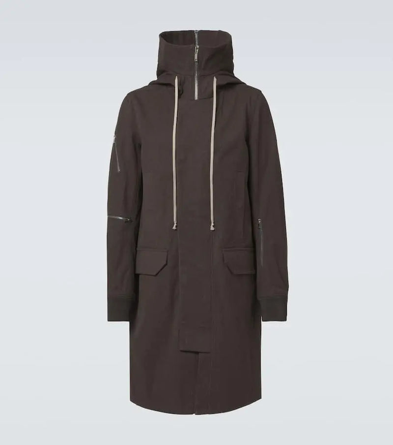 Rick Owens Oversized cotton coat