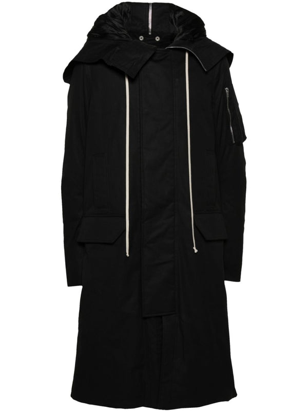 Rick Owens Parka With Logo