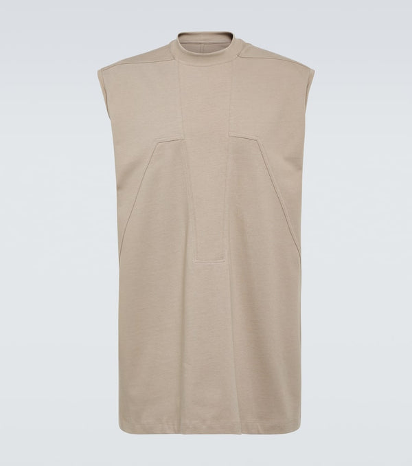 Rick Owens Splintered Tarp cotton jersey tank top