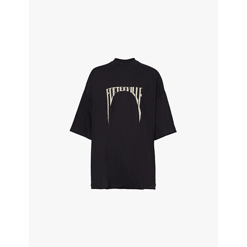 Mens Rick Owens Tommy T Porterville crew-neck oversized cotton-jersey T-shirt