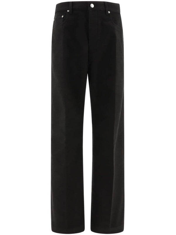 Rick Owens Trousers With Logo