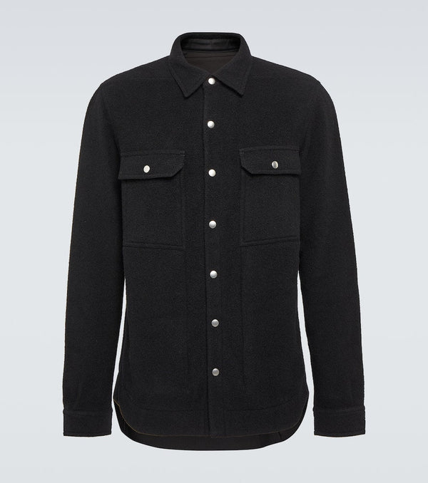 Rick Owens Virgin wool overshirt