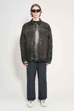 Rick Owens Lido Worker Jacket Dark Dust