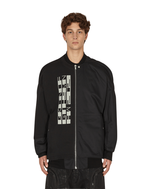 Jumbo Flight Bomber Jacket Black