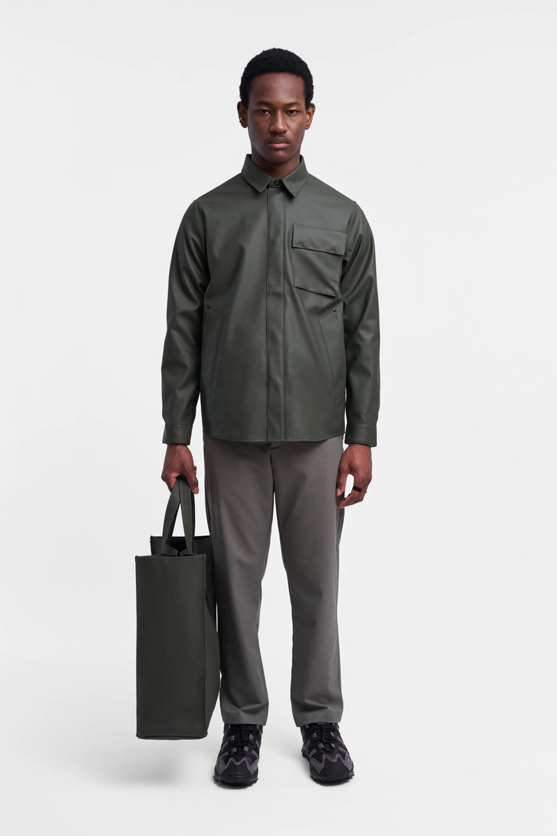 Stutterheim Ringen Overshirt Green