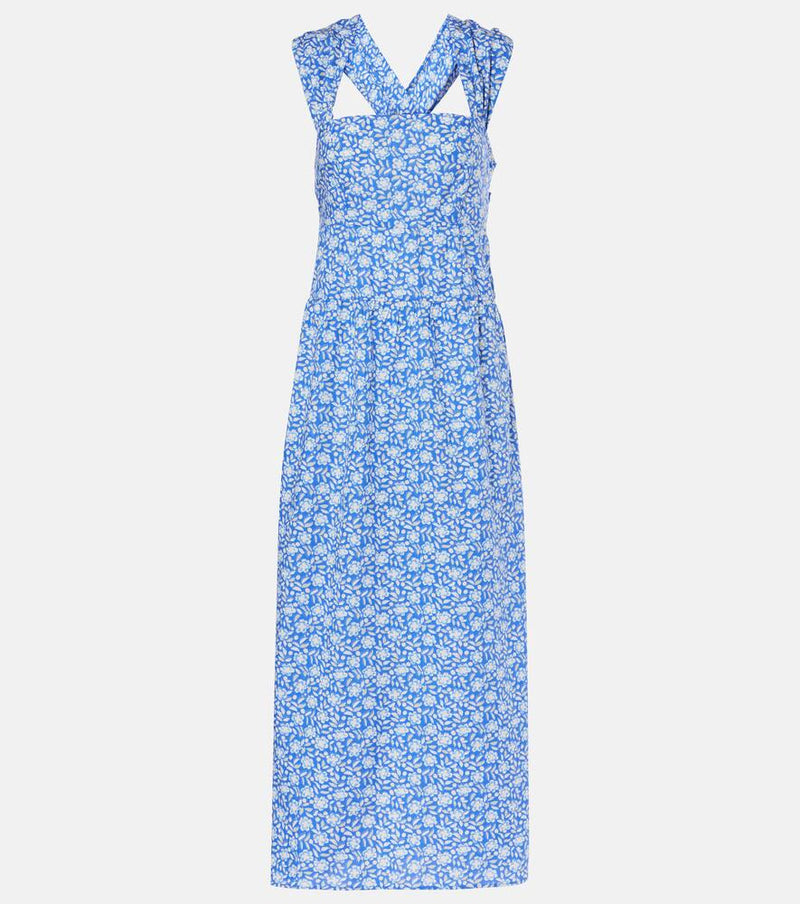 Rixo Lilianne floral cotton midi dress