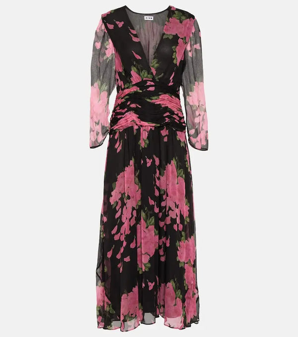 Rixo Racquel floral maxi dress