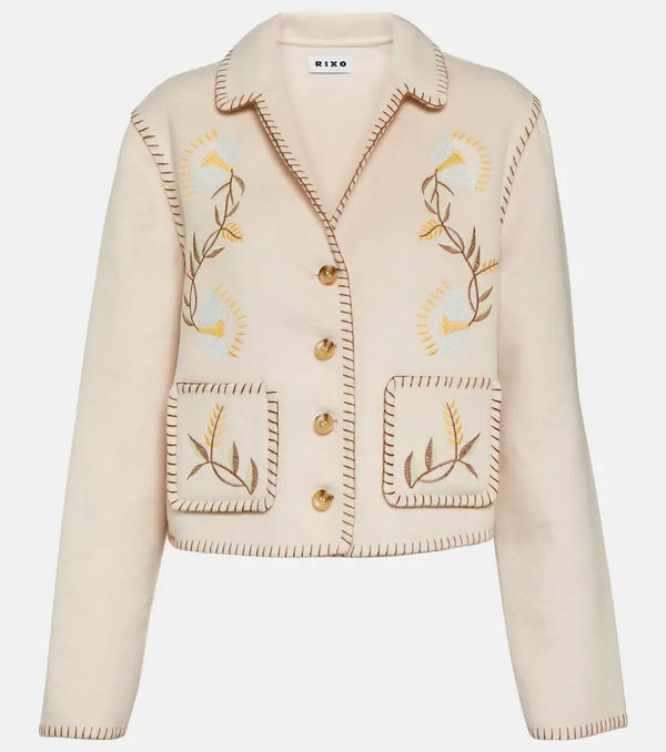 Rixo Sunday embroidered jacket | LYBSTORE