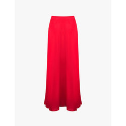 Womens Ro&Zo Bias-cut satin maxi skirt