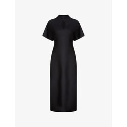 Womens Ro&Zo Ponte cut-out stretch-woven midi dress