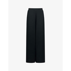 Womens Ro&Zo Wide-leg relaxed-fit crepe trousers