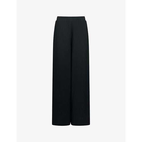 Womens Ro&Zo Wide-leg relaxed-fit crepe trousers