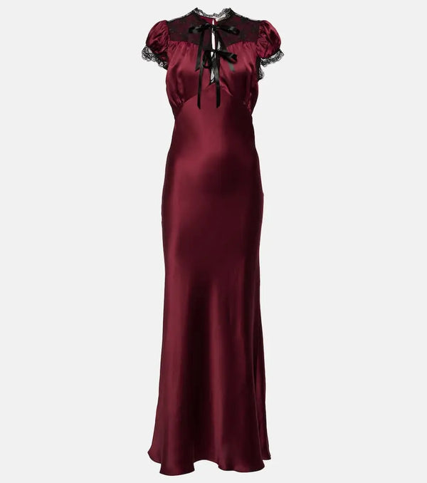 Rodarte Silk satin maxi dress | LYBSTORE