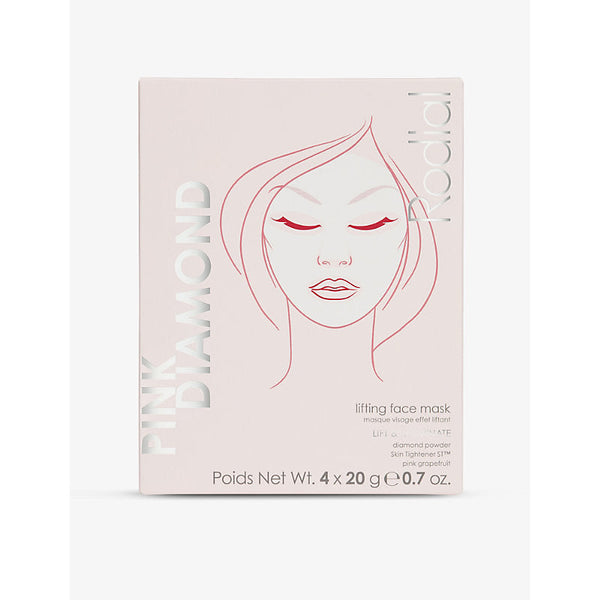 Rodial Pink Diamond Lifting face mask pack of four