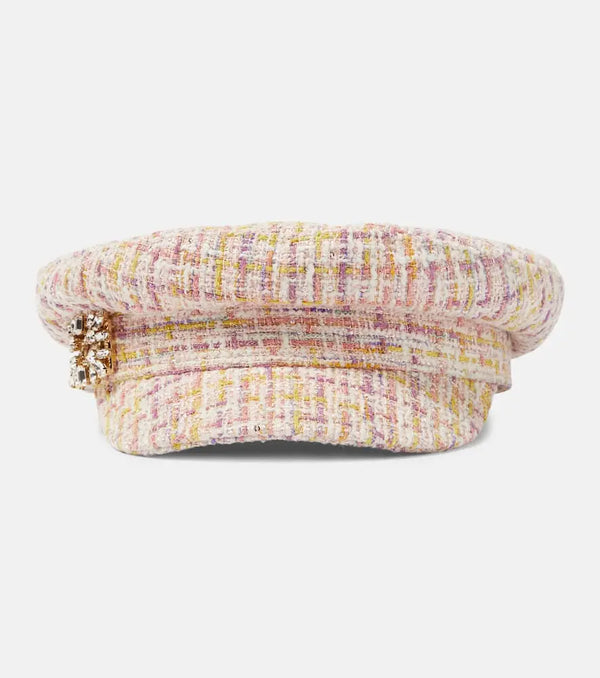 Roger Vivier Bouclé newsboy cap | LYBSTORE