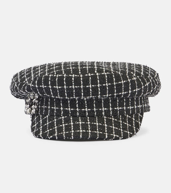 Roger Vivier Embellished newsboy cap