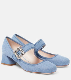 Roger Vivier Très Vivier Strass Buckle Babies Mary Jane pumps | LYBSTORE