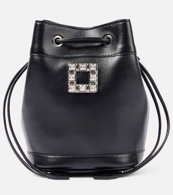 Roger Vivier Tres Vivier leather bucket bag