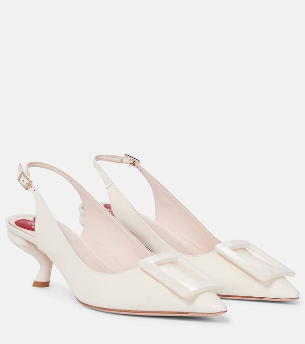 Roger Vivier Virgule slingback leather pumps