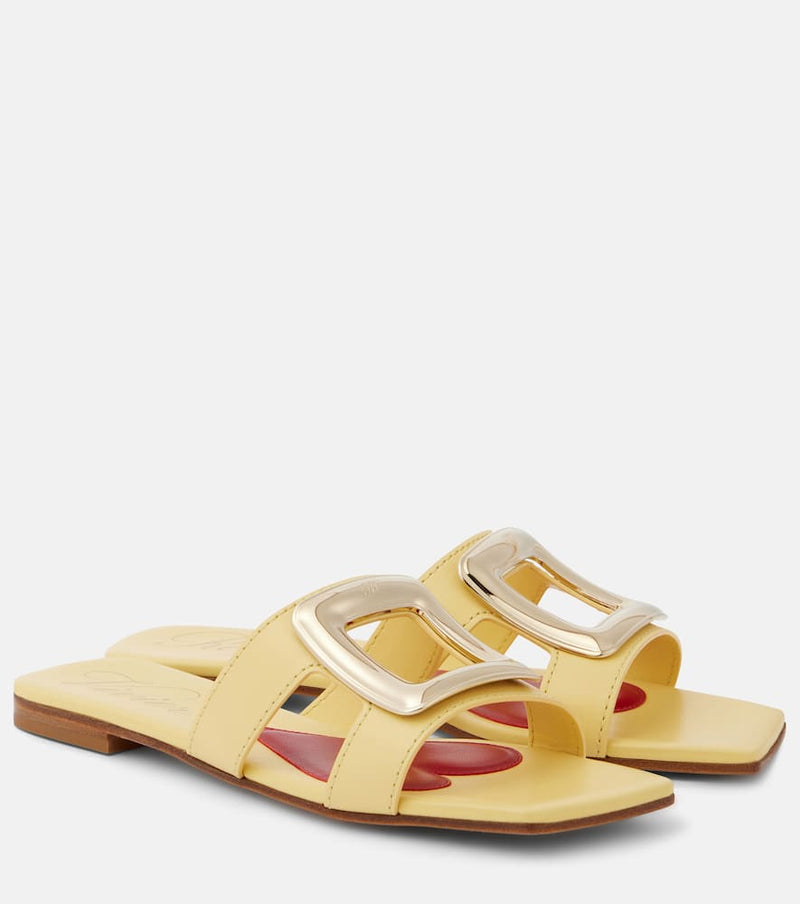 Roger Vivier Viv' By The Sea leather mules