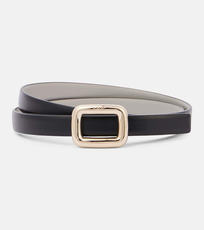 Roger Vivier Viv' Choc reversible leather belt