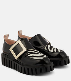 Roger Vivier Viv' Go-Thick patent leather platform loafers