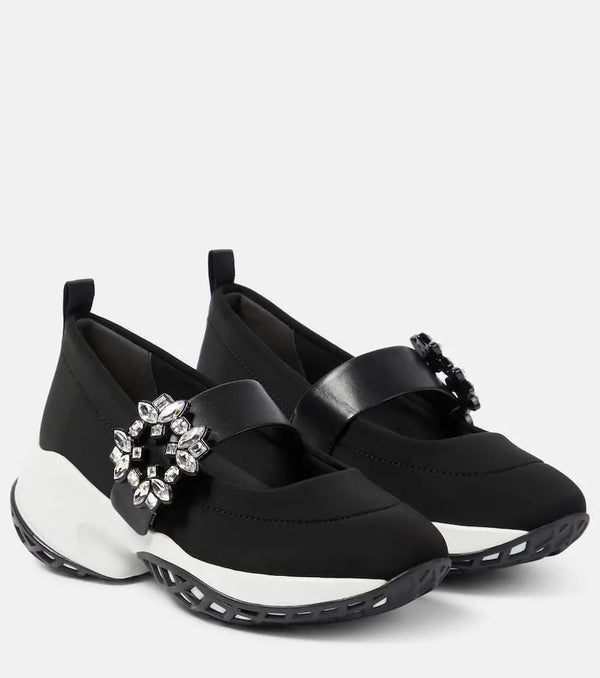 Roger Vivier Viv' Match embellished sneakers | LYBSTORE