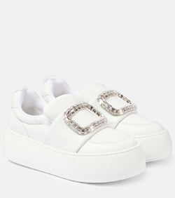 Roger Vivier Viv' Up embellished leather sneakers