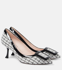 Roger Vivier Viv in the City 65 bouclé pumps | LYBSTORE