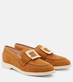 Roger Vivier Viv' Rangers suede loafers | LYBSTORE