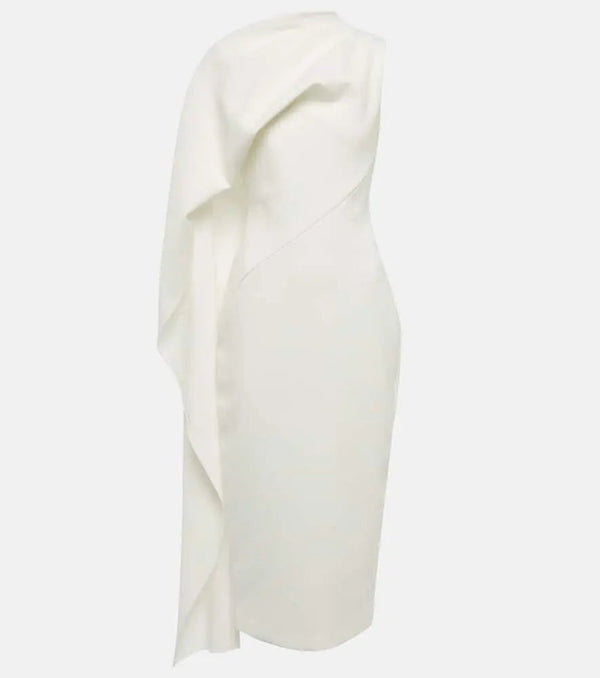 Roksanda Bridal Edith crêpe midi dress | LYBSTORE