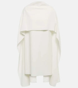 Roksanda Bridal Kaiya cape crêpe minidress