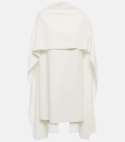 Roksanda Bridal Kaiya cape crêpe minidress