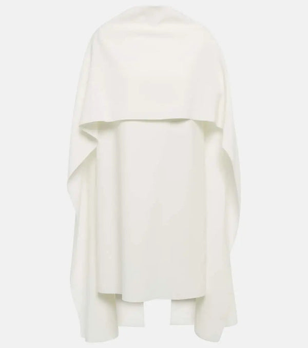 Roksanda Bridal Kaiya cape crêpe minidress | LYBSTORE